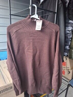 T.J.Maxx Turtleneck Sweater in Deep Brown
